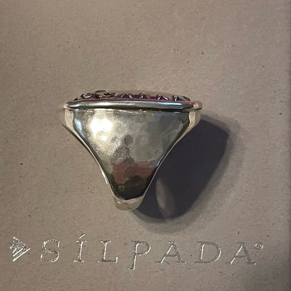 Silpada Sterling Silver ‘REFLECTION’ Statement Ring R2939 - Picture 12 of 15
